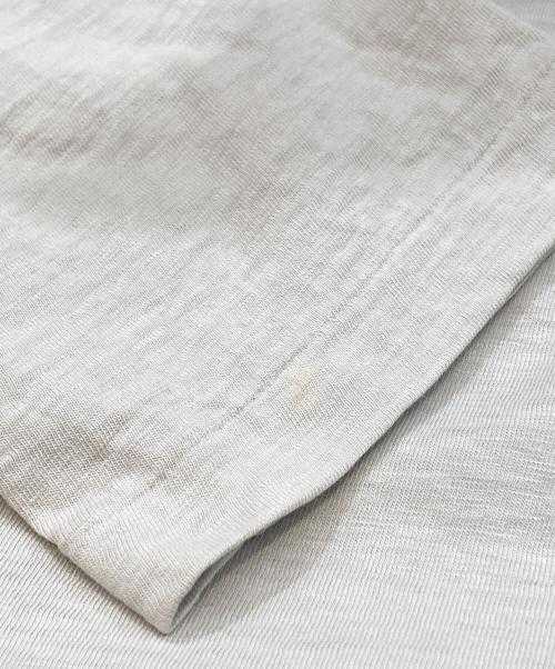 45R（フォーティファイブ・アール）45R (フォーティファイブ・アール) コットンカットソーワンピース ベージュの古着・服飾アイテム