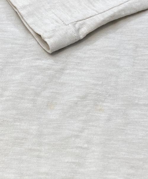 45R（フォーティファイブ・アール）45R (フォーティファイブ・アール) コットンカットソーワンピース ベージュの古着・服飾アイテム