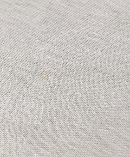 45R（フォーティファイブ・アール）45R (フォーティファイブ・アール) コットンカットソーワンピース ベージュの古着・服飾アイテム