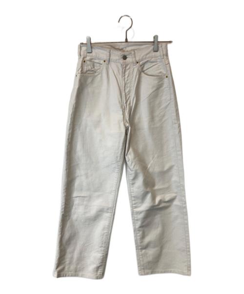 45R（フォーティファイブ・アール）45R (フォーティファイブ・アール) おこめホワイトデニムのフロントリバー ホワイト サイズ:FREEの古着・服飾アイテム