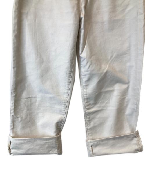 45R（フォーティファイブ・アール）45R (フォーティファイブ・アール) おこめホワイトデニムのフロントリバー ホワイト サイズ:FREEの古着・服飾アイテム