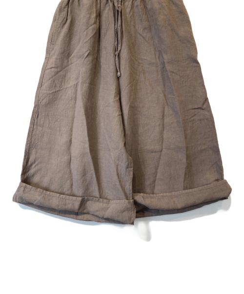 中川政七商店（ナカガワマサシチショウテン）中川政七商店 (ナカガワマサシチショウテン) リネンワイドパンツ グレー サイズ:不明の古着・服飾アイテム