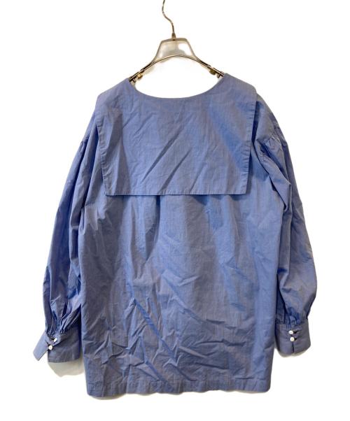 SLOBE IENA（スローブ イエナ）SLOBE IENA (スローブ イエナ) シャンブレーセーラーブラウス　23051912100010 ブルー サイズ: Freeの古着・服飾アイテム