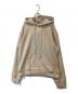 ADER error（アーダーエラー）の古着「Tape Logo Hoodie　BKASSHD02IV」｜ベージュ