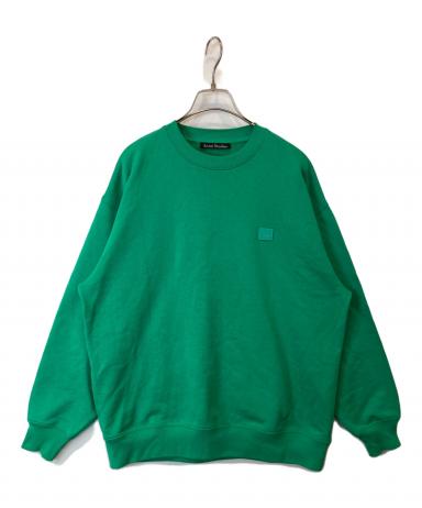 Acne Studios アクネストゥディオズ 22SS ポルトガル製 Face Patch Sweat オーバーサイズ フェイスパッチスウェット FA-UX-SWEA000088 XXS Light Green トレーナー プルオーバー トップス【中古】【Acne Studios】 Acne Studios（アクネ ストゥディオズ） トレーナー CI0137 FN-UX