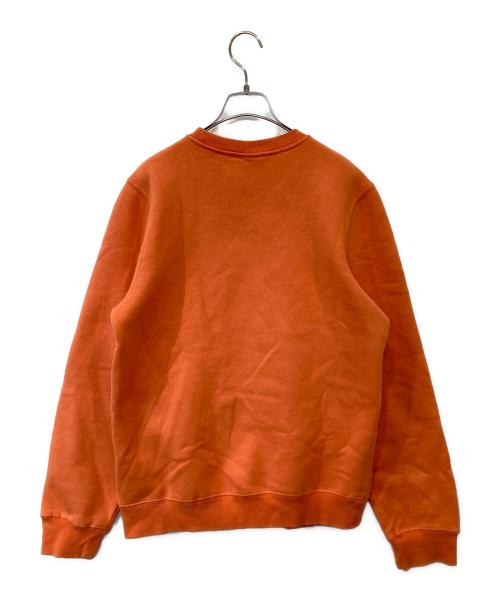 stussy（ステューシー）stussy (ステューシー) クルーネックスウェット　Z30SAGR018 オレンジ サイズ:Mの古着・服飾アイテム