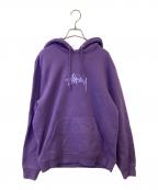 stussyステューシー）の古着「CHENILLE ARCH HOOD　118336」｜パープル