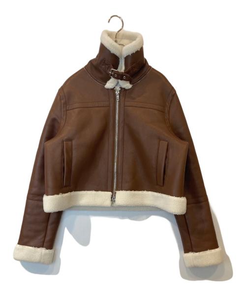 Stand Studio（スタンド スタジオ）STAND STUDIO (スタンド スタジオ) Lorelle Jacket ロレルジャケット 61055-9620 ブラウン サイズ:40の古着・服飾アイテム