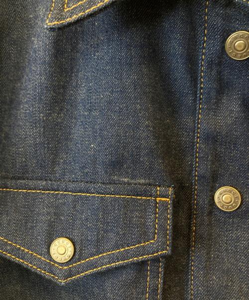 GUCCI（グッチ）GUCCI (グッチ) ベルト付デニムシャツワンピース 625069 XDA93 インディゴ サイズ:38の古着・服飾アイテム
