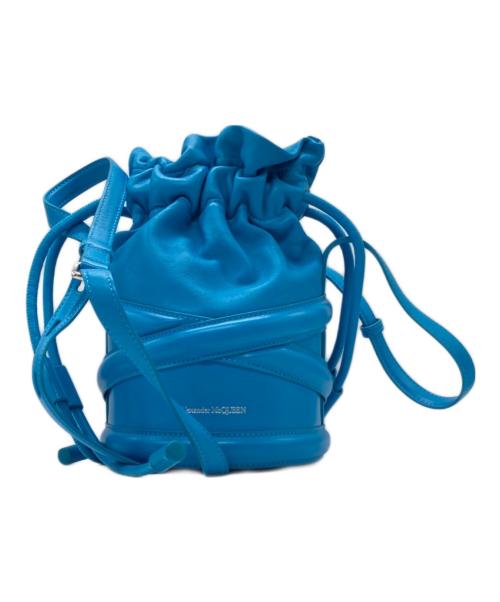 ALEXANDER McQUEEN（アレキサンダーマックイーン）ALEXANDER McQUEEN (アレキサンダーマックイーン) Soft Curve Bag 6968111AXAA4722 バッグ スカイブルーの古着・服飾アイテム