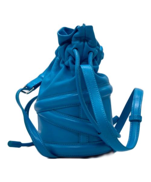 ALEXANDER McQUEEN（アレキサンダーマックイーン）ALEXANDER McQUEEN (アレキサンダーマックイーン) Soft Curve Bag 6968111AXAA4722 バッグ スカイブルーの古着・服飾アイテム