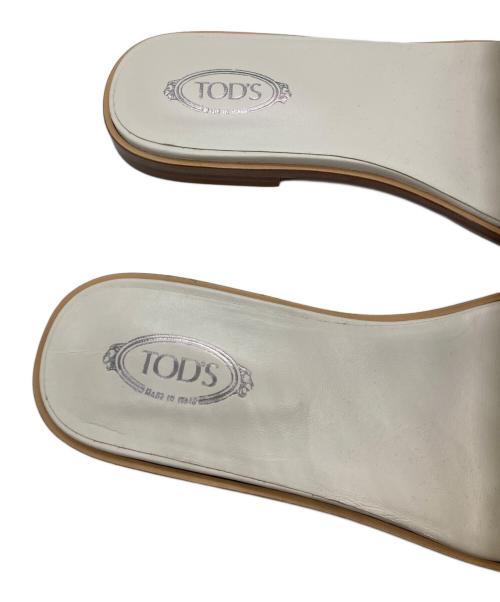 TOD'S（トッズ）TOD'S (トッズ) ケイトサンダル アイボリー サイズ:38の古着・服飾アイテム