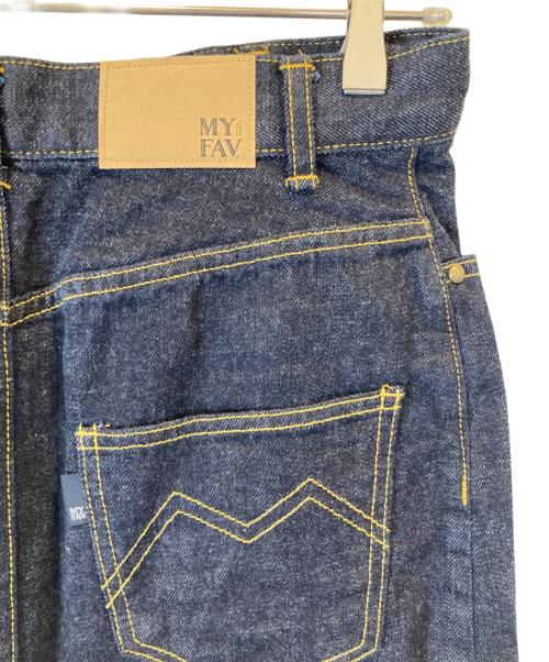 My Fav. CHILD WOMAN（マイフェブチャイルドウーマン）My Fav. CHILD WOMAN (マイフェブチャイルドウーマン) デニムスカート　16-01-SK-002-22-2 インディゴ サイズ:36の古着・服飾アイテム