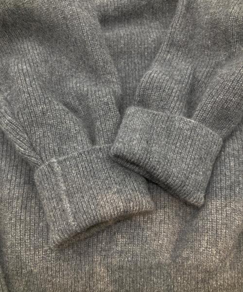 RIVE DROITE（リヴドロワ）RIVE DROITE (リヴドロワ) ヘアリーウール片畦Vネックニット RDZ10A2205A0006 グレー サイズ:FREEの古着・服飾アイテム