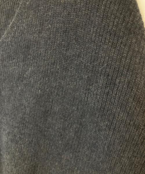 RIVE DROITE（リヴドロワ）RIVE DROITE (リヴドロワ) ヘアリーウール片畦Vネックニット RDZ10A2205A0006 グレー サイズ:FREEの古着・服飾アイテム