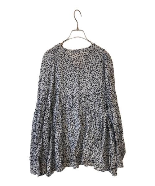 BEARDSLEY（ビアズリー）BEARDSLEY (ビアズリー) 袖リブシャツ　BEZ1032104A0011 ブラック×ホワイト サイズ:FREEの古着・服飾アイテム