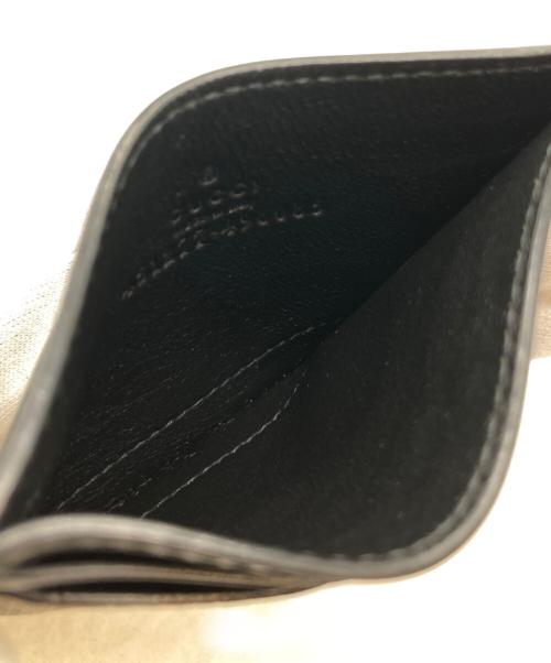 GUCCI（グッチ）GUCCI (グッチ) キングスネークプリント GGスプリーム カードケース 451277 496085 ブラウンの古着・服飾アイテム