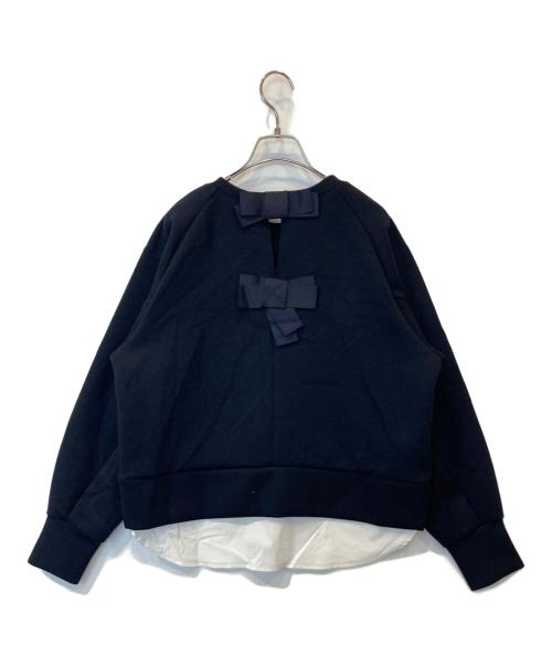 ARPEGE STORY（アルページュストーリー）ARPEGE STORY (アルページュストーリー) 大人リボンプルオーバー 15195980 ネイビー サイズ:2の古着・服飾アイテム