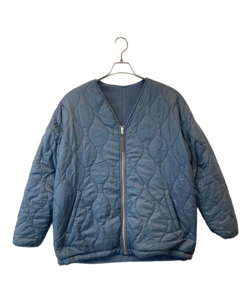 BEAUTY&YOUTH（ビューティーアンドユース）BEAUTY&YOUTH (ビューティーアンドユース) キルティングリバーシブルブルゾン　1625-699-4675 ブルー サイズ:FREEの古着・服飾アイテム