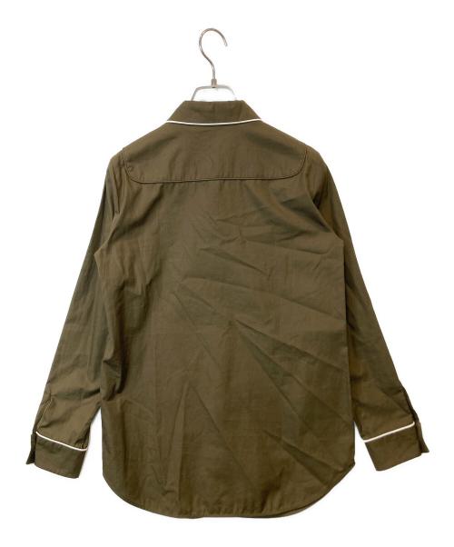 N°21（ヌメロヴェントゥーノ）N°21 (ヌメロヴェントゥーロ) シャツ ブラウン サイズ:Mの古着・服飾アイテム