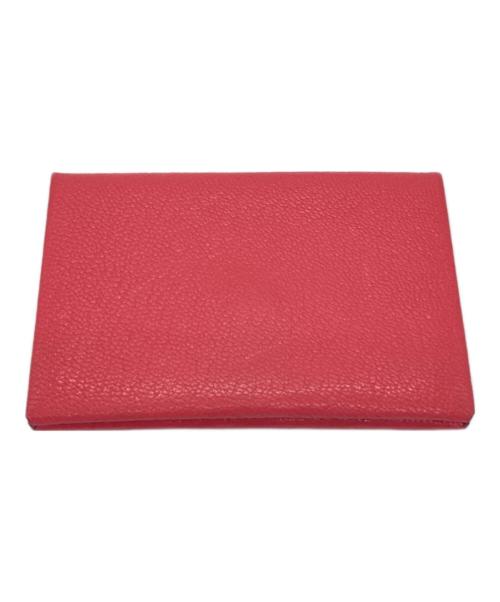 HERMES（エルメス）HERMES (エルメス) カルヴィ  カードケース A AA 008 ZA ピンクの古着・服飾アイテム