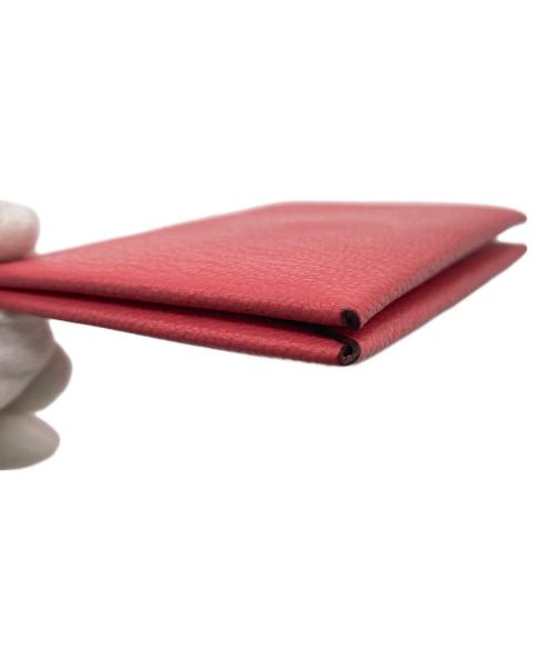 HERMES（エルメス）HERMES (エルメス) カルヴィ  カードケース A AA 008 ZA ピンクの古着・服飾アイテム