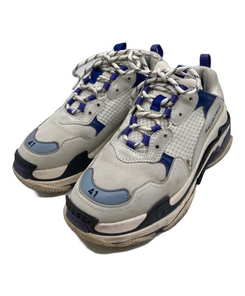 BALENCIAGA（バレンシアガ）BALENCIAGA (バレンシアガ) トリプルS スニーカー　541641 ホワイト サイズ:27㎝の古着・服飾アイテム