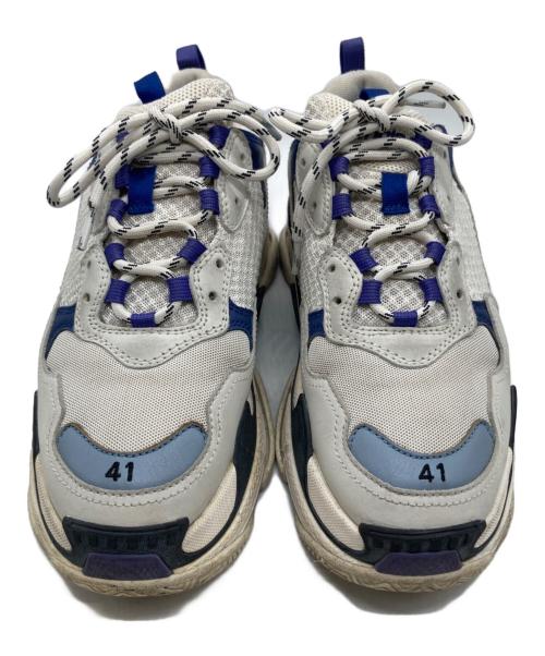 BALENCIAGA（バレンシアガ）BALENCIAGA (バレンシアガ) トリプルS スニーカー　541641 ホワイト サイズ:27㎝の古着・服飾アイテム