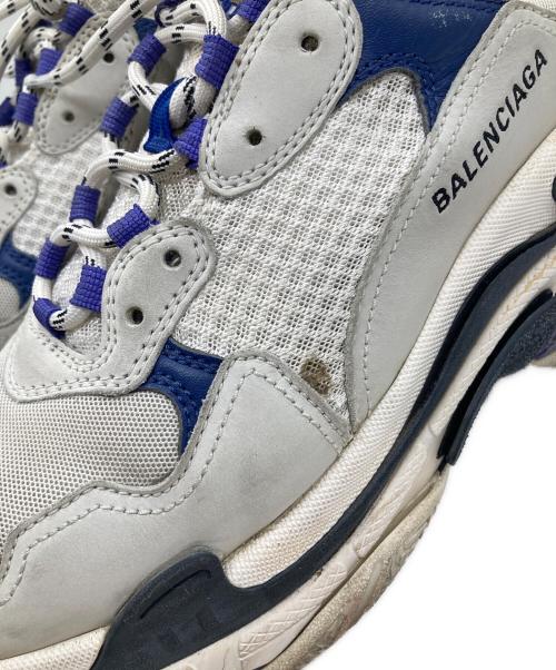 BALENCIAGA（バレンシアガ）BALENCIAGA (バレンシアガ) トリプルS スニーカー　541641 ホワイト サイズ:27㎝の古着・服飾アイテム