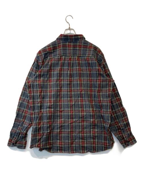 L.L.Bean（エルエルビーン）L.L.Bean (エルエルビーン) チェックシャツ グレー サイズ:XLの古着・服飾アイテム