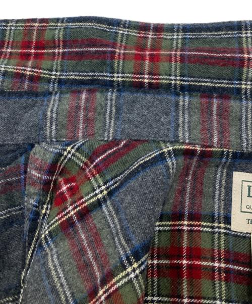 L.L.Bean（エルエルビーン）L.L.Bean (エルエルビーン) チェックシャツ グレー サイズ:XLの古着・服飾アイテム