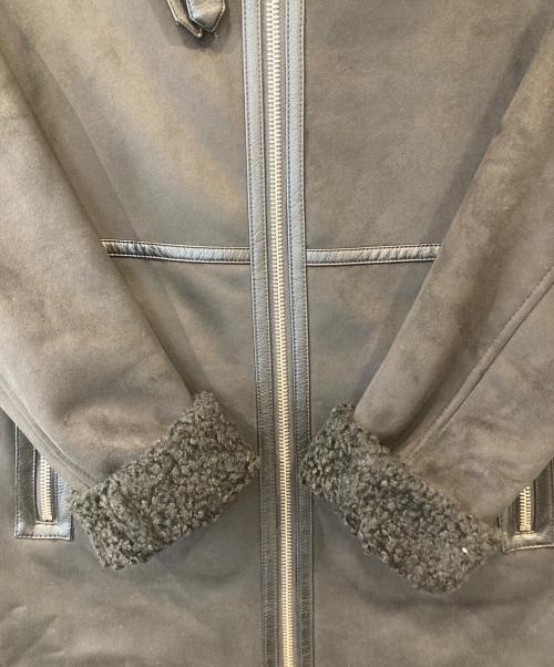 ZARA（ザラ）ZARA (ザラ) ムートンコート　2969/267 ブラック サイズ:Mの古着・服飾アイテム