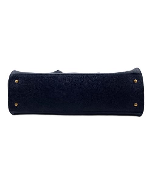 TOD'S（トッズ）TOD'S (トッズ) レザートートバッグ ネイビーの古着・服飾アイテム