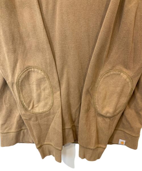 CarHartt（カーハート）CarHartt (カーハート) ハーフジップスウェット ブラウン サイズ:XLの古着・服飾アイテム
