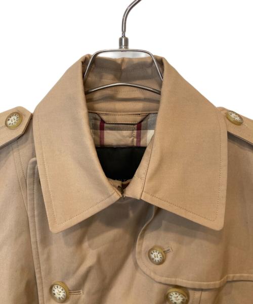 MACKINTOSH LONDON（マッキントッシュ ロンドン）MACKINTOSH LONDON (マッキントッシュ ロンドン) ショートトレンチコート G5A28-210-44 ブラウン サイズ:38の古着・服飾アイテム