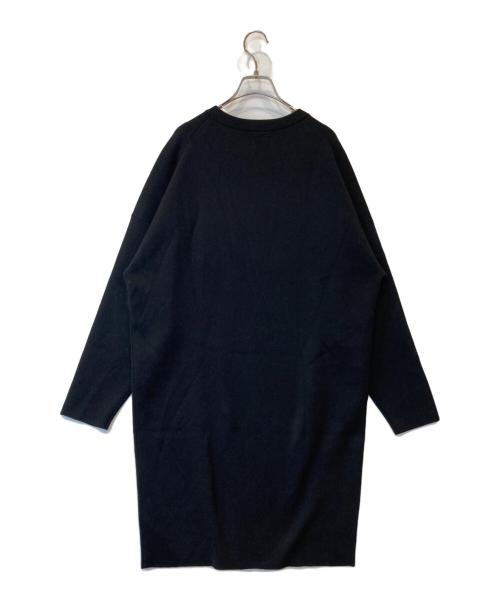 BEAUTY&YOUTH（ビューティーアンドユース）BEAUTY&YOUTH (ビューティーアンドユース) クルーネック ミドル ニットワンピース　1626-199-4490 ブラック サイズ:FREEの古着・服飾アイテム