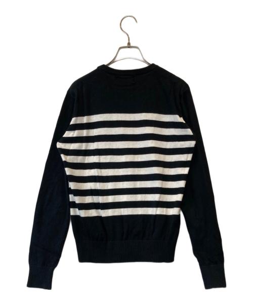 POLO RALPH LAUREN（ポロ・ラルフローレン）POLO RALPH LAUREN (ポロ・ラルフローレン) ボーダーニット ブラック×ホワイト サイズ:不明の古着・服飾アイテム