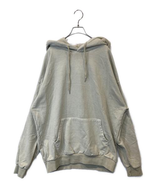 natto（ナット）natto (ナット) vintage like loose silhouette hoodie　パーカー　01083 ベージュ サイズ:FREEの古着・服飾アイテム