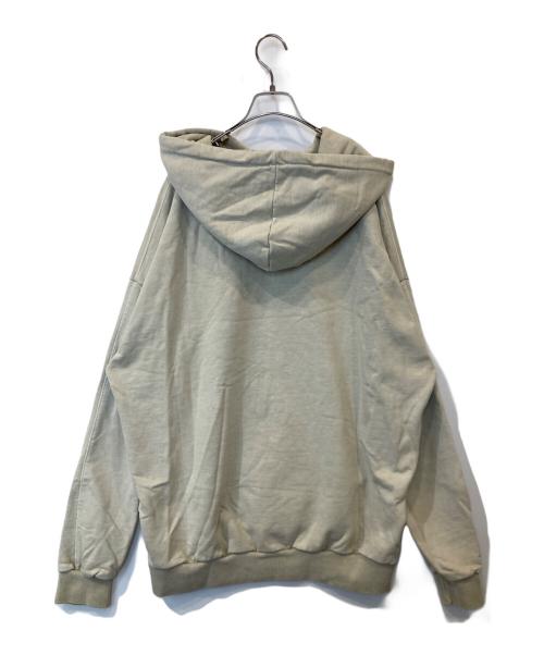 natto（ナット）natto (ナット) vintage like loose silhouette hoodie　パーカー　01083 ベージュ サイズ:FREEの古着・服飾アイテム