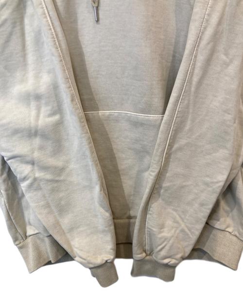 natto（ナット）natto (ナット) vintage like loose silhouette hoodie　パーカー　01083 ベージュ サイズ:FREEの古着・服飾アイテム