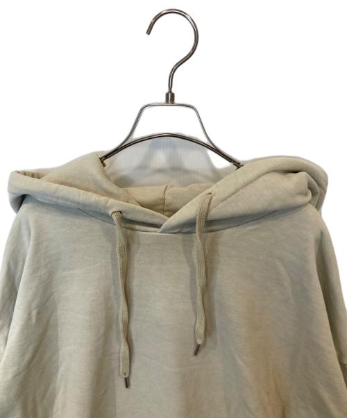 natto（ナット）natto (ナット) vintage like loose silhouette hoodie　パーカー　01083 ベージュ サイズ:FREEの古着・服飾アイテム
