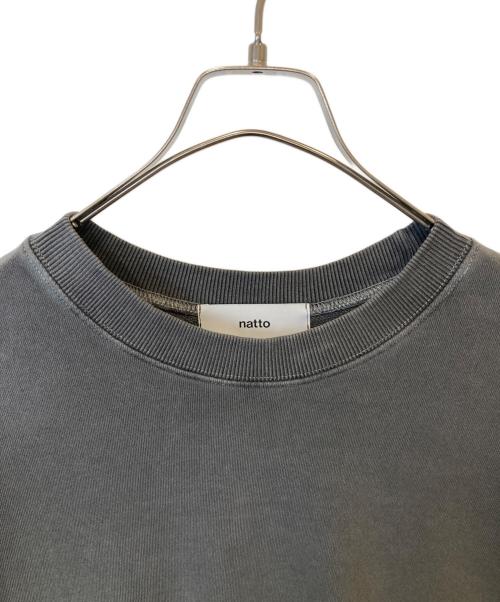 natto（ナット）natto (ナット) vintage like rough sweat ブラック サイズ:Freeの古着・服飾アイテム
