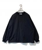 nattoナット）の古着「compact nylon pullover ナイロンプルオーバー　01036」｜ブラック