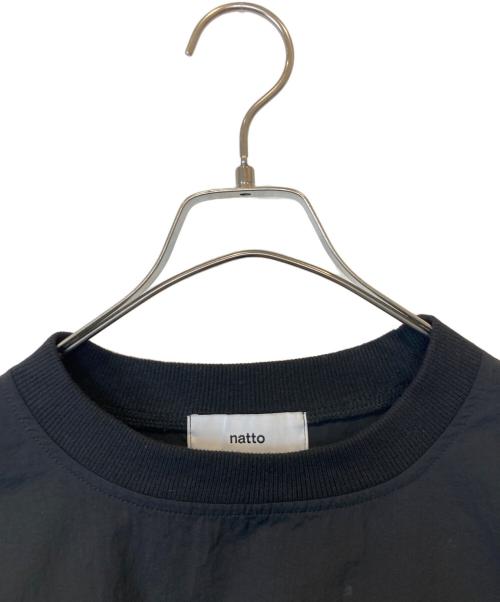 natto（ナット）natto (ナット) compact nylon pullover ナイロンプルオーバー　01036 ブラック サイズ: Freeの古着・服飾アイテム
