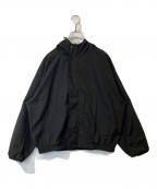 nattoナット）の古着「premium nylon pullover ナイロンジャケット 01086」｜ブラック