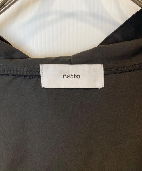 natto（ナット）natto (ナット) premium nylon pullover ナイロンジャケット 01086 ブラック サイズ:Fの古着・服飾アイテム