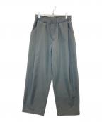 nattoナット）の古着「tuck wide pants　03004」｜グレー
