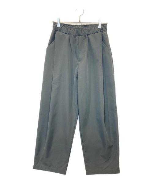 natto（ナット）natto (ナット) tuck wide pants　03004 グレー サイズ:FREEの古着・服飾アイテム