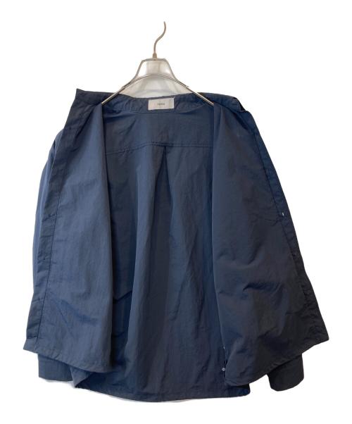 natto（ナット）natto (ナット) loose silhouette nylon shirt 01077 シャツ ネイビー サイズ:FREEの古着・服飾アイテム