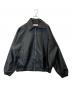 natto（ナット）の古着「standard fake leather blouson　フェイクレザージャケット　02005」｜ブラック